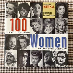 Hardcover Book ~ 100 Most Important Women of the 20th Century